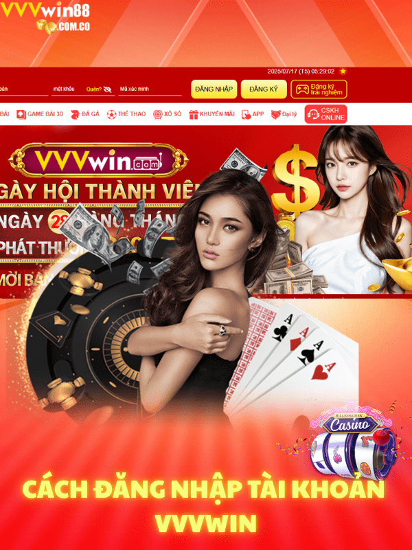 Cách đăng nhập VVVwin