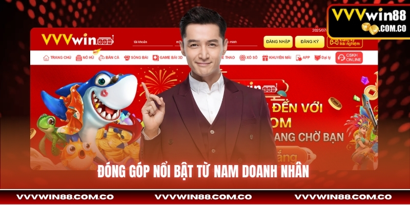 Đóng góp nổi bật từ nam doanh nhân 