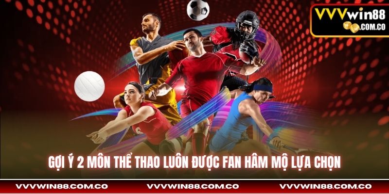 Gợi ý 2 môn thể thao luôn được fan hâm mộ lựa chọn