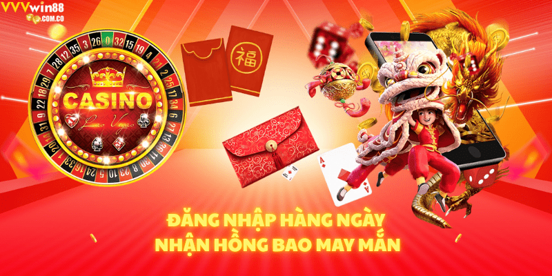 Khuyến Mãi VVVwin - Hồng bao may mắn